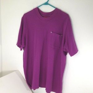 Vintage Venezia Jeans Hot Pink Soft Knit Top Shirt Size 14/16